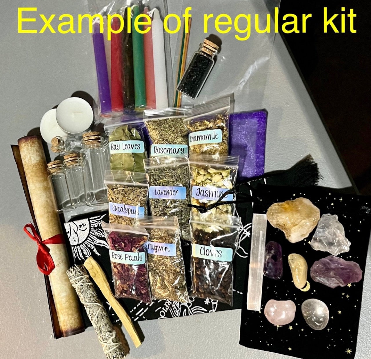 Beginner Witch Kit - A Perfect Start to Your Magical Journey! - PLEASE read description for list of items included (box not included)