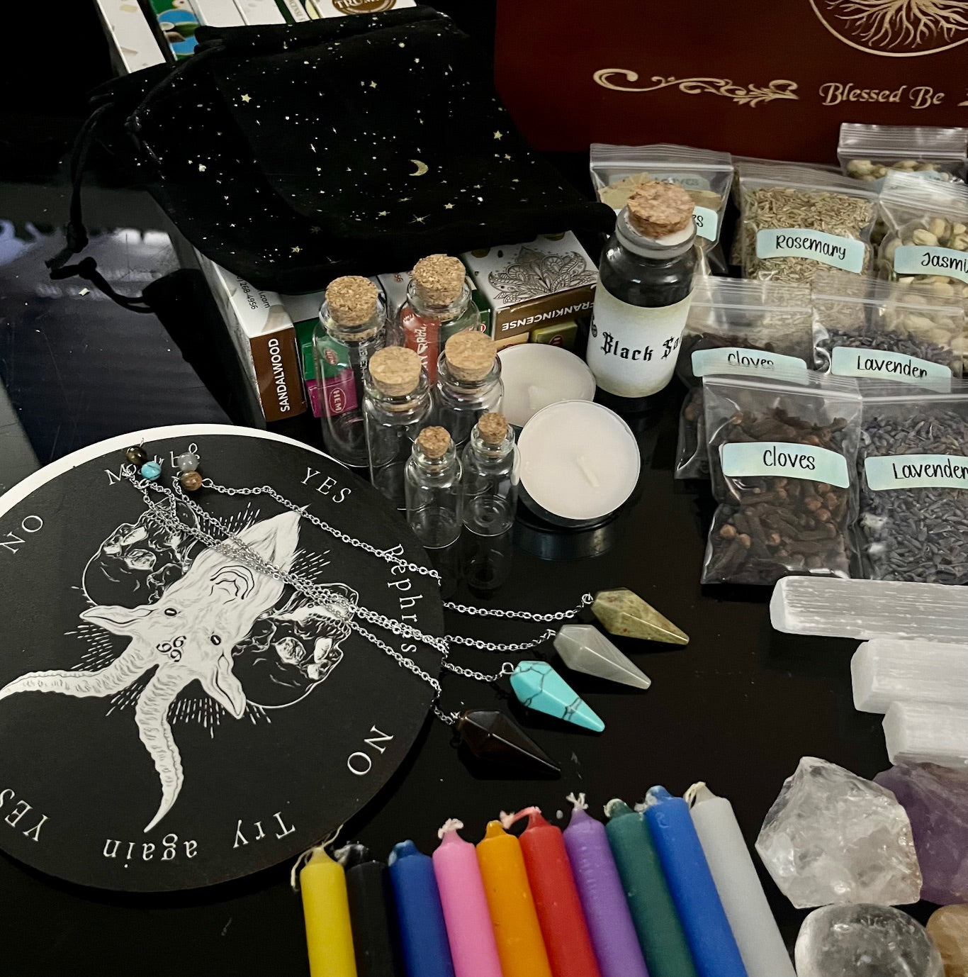 Beginner Witch Kit - A Perfect Start to Your Magical Journey! - PLEASE read description for list of items included (box not included)