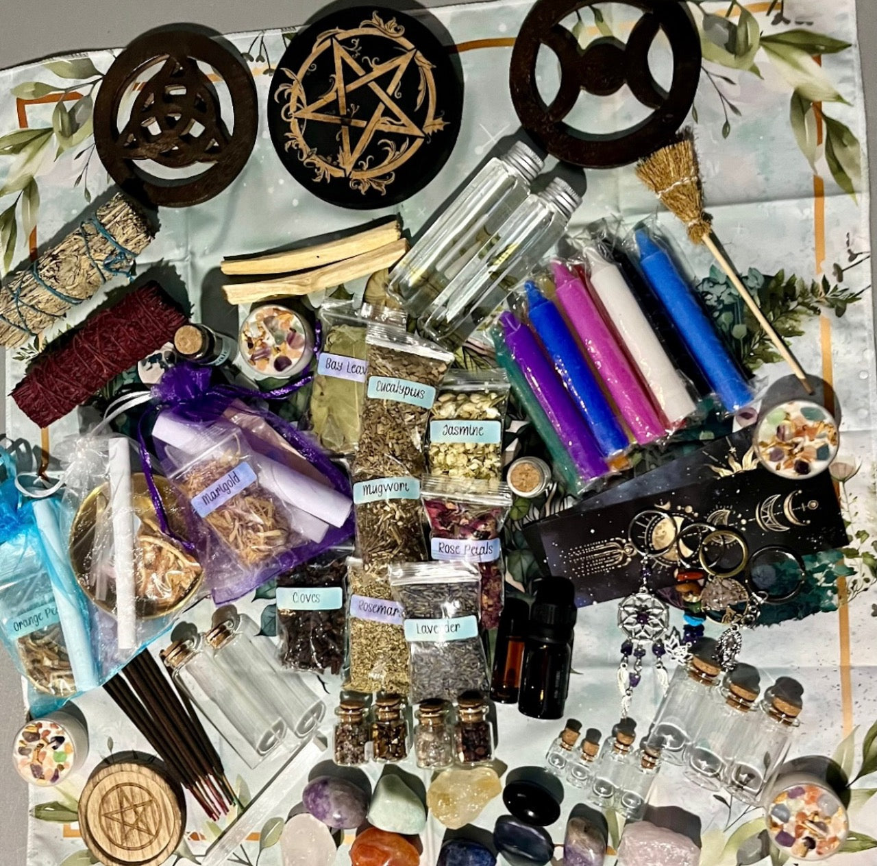 Spell Kit Monthly Subscription-DIY Rituals-Get A Fun, Easy Spell (or 2) Each Month! (plus extra goodies) Choose from 3, 6, 9 or 12 months