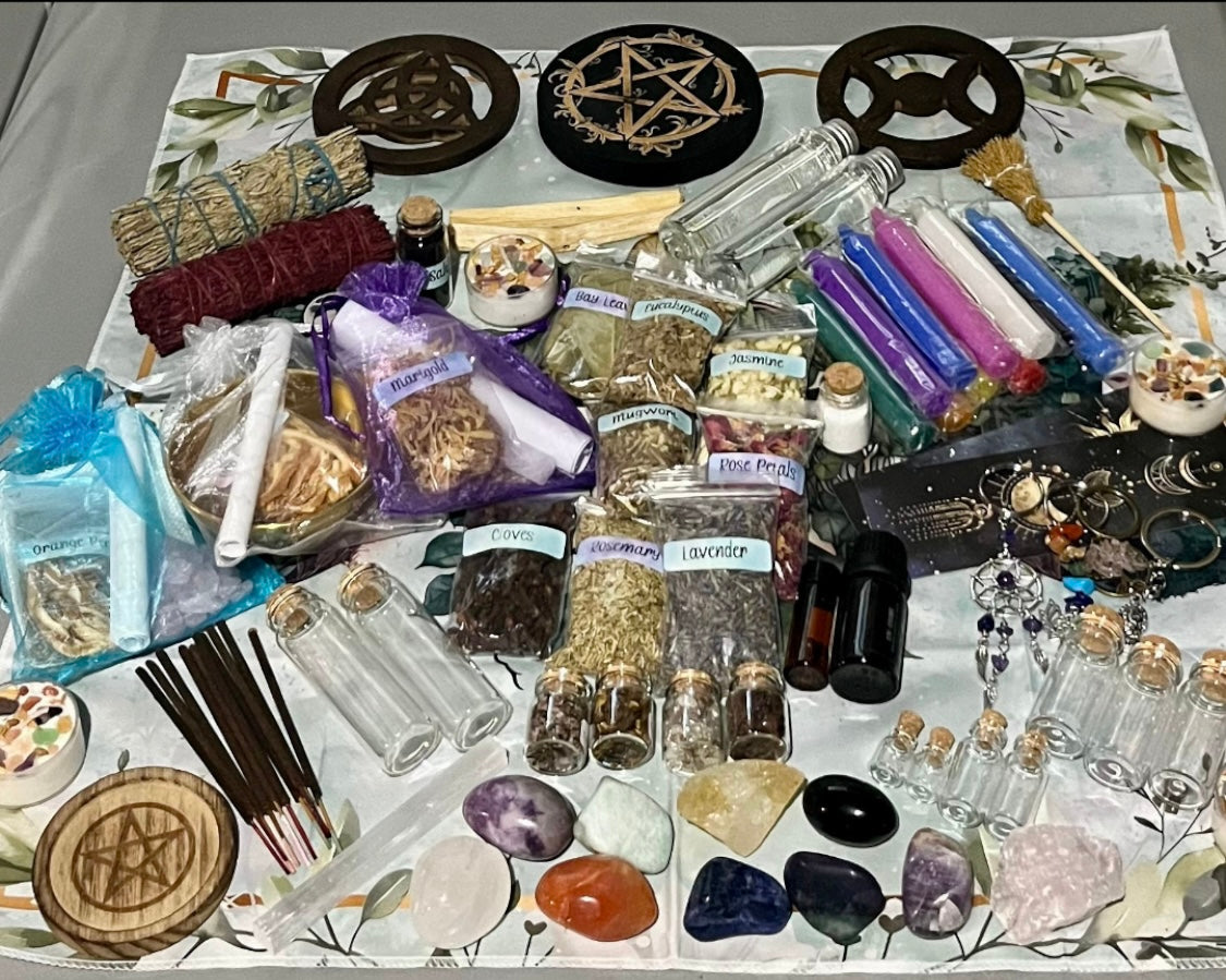 Spell Kit Monthly Subscription-DIY Rituals-Get A Fun, Easy Spell (or 2) Each Month! (plus extra goodies) Choose from 3, 6, 9 or 12 months