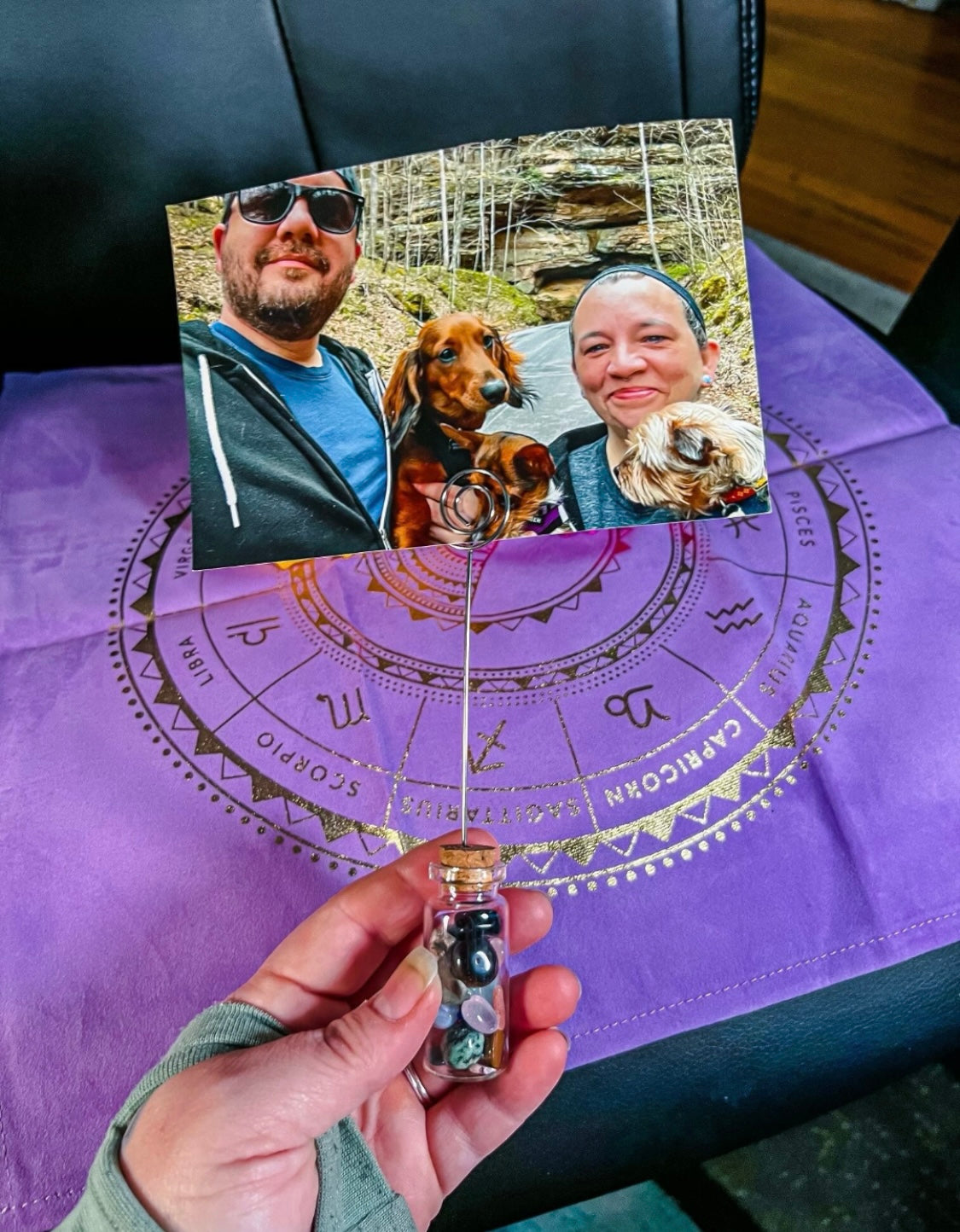 Crystal Chip Picture Holders