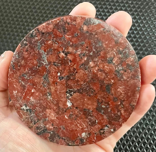 Thick Ocean Jasper Crystal Charging Plate
