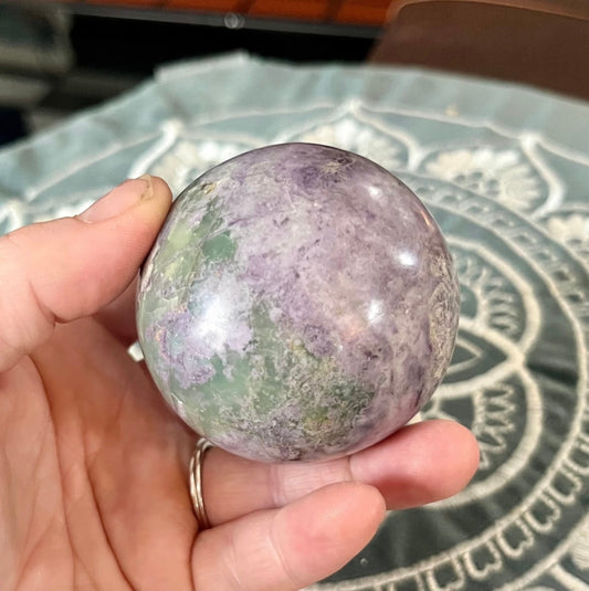Rare Gorgeous Bolivianite Crystal Sphere