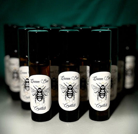 Queen Bee Bliss essential oil & Citrine perfume - for abundance, health, happiness, and wisdom