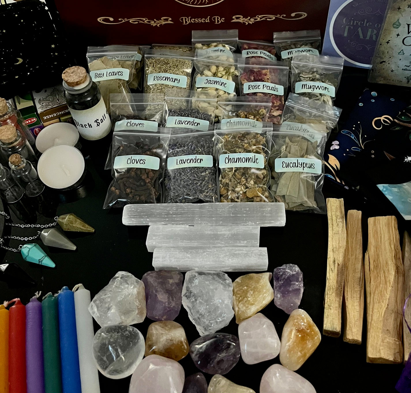 Beginner Witch Kit - A Perfect Start to Your Magical Journey! - PLEASE read description for list of items included (box not included)
