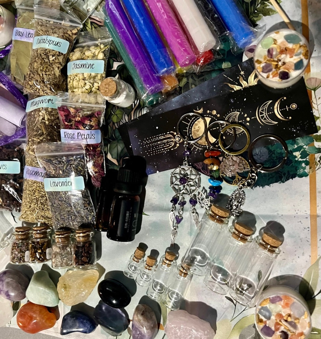Spell Kit Monthly Subscription-DIY Rituals-Get A Fun, Easy Spell (or 2) Each Month! (plus extra goodies) Choose from 3, 6, 9 or 12 months